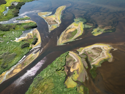 Zdjęcie Łukasz Karnatowski - Mała Panew wpływa do jeziora Turawskiego