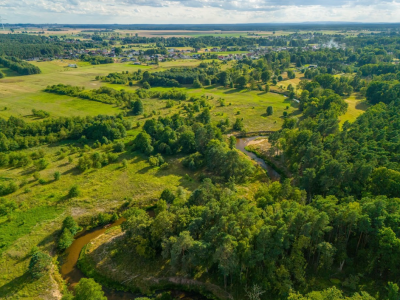 Mała Panew z lotu ptaka